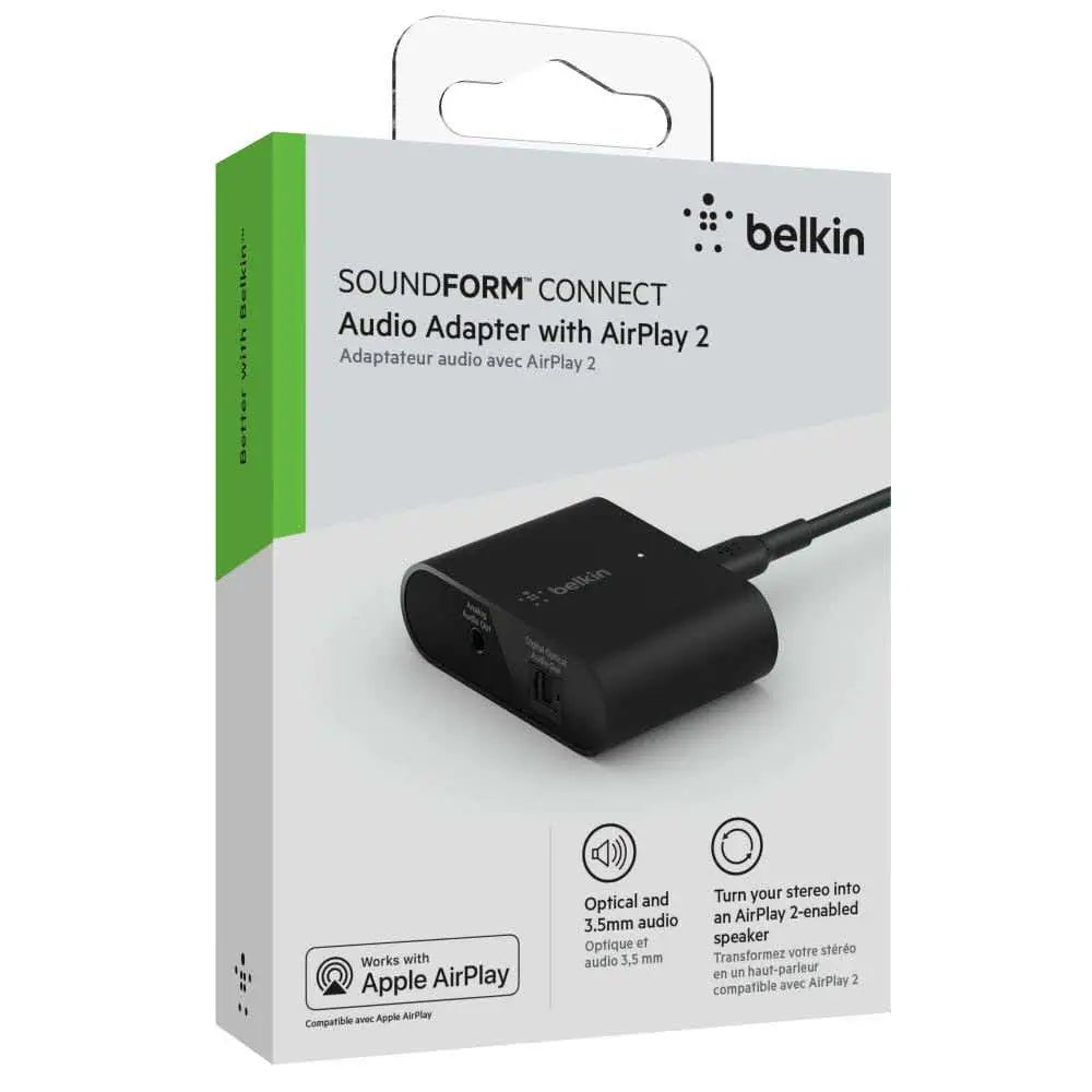 Adaptador de Audio con AirPlay 2 - Negro