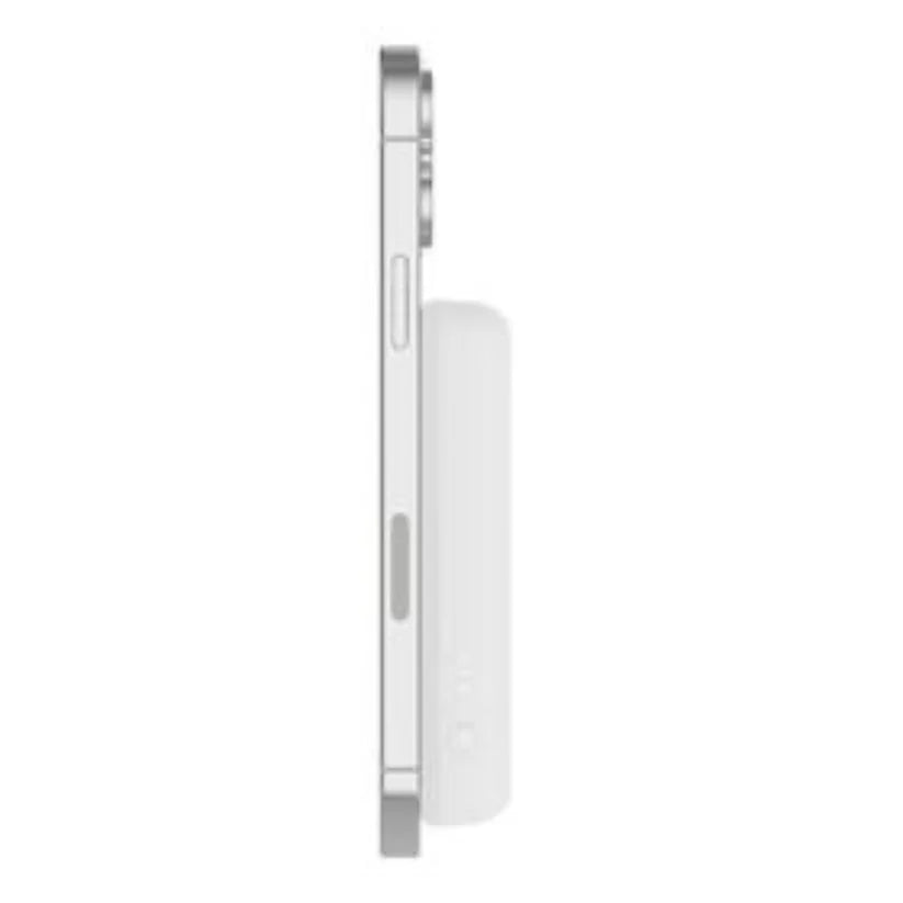 Batería Magnética Inalámbrica Belkin 5000 mAh + Soporte - Blanca