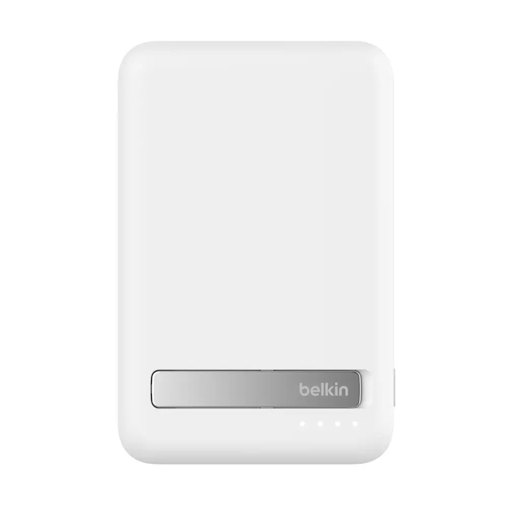 Batería Externa Qi2 5000 mAh 15W stand - Blanco