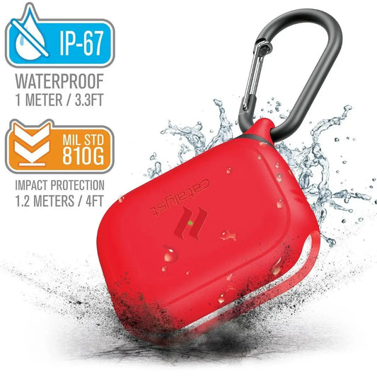 Case Catalyst AirPods Pro 1 y 2 Waterproof - Red