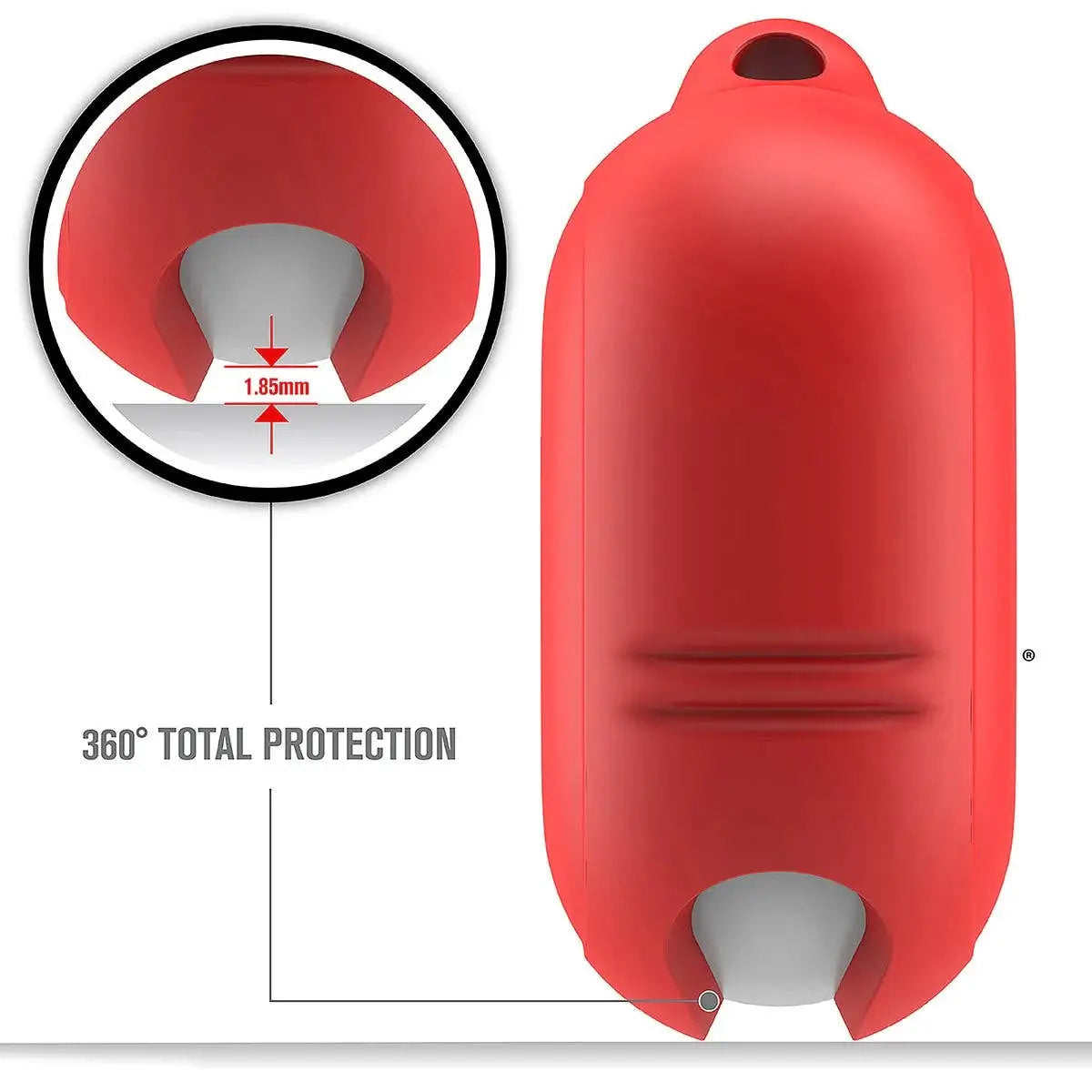 Case Catalyst AirPods Pro 1 y 2 Waterproof - Red