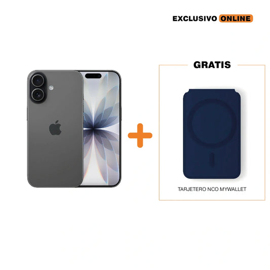 iPhone 17 - 512GB - Negro + GRATIS Tarjetero MagSafe NCO - Azul