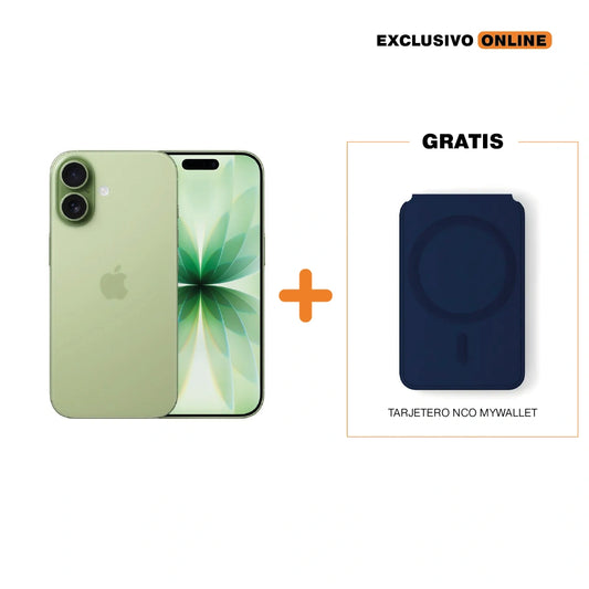 iPhone 17 - 512GB - Salvia + GRATIS Tarjetero MagSafe NCO - Azul