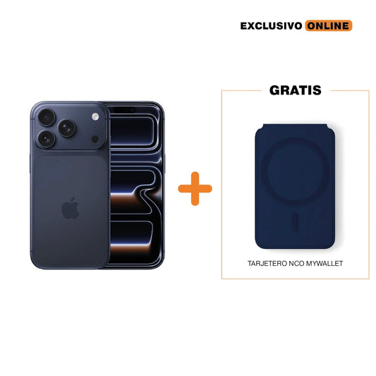 iPhone 17 Pro - 256GB - Azul Profundo + GRATIS Tarjetero MagSafe NCO - Azul