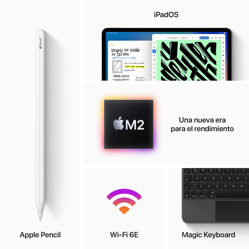 2022 iPad Pro de 12,9 pulgadas Wi-Fi 128 GB - Gris espacial (6.ª generación)