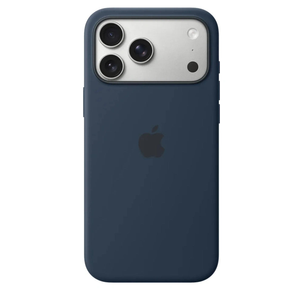 Funda de silicón con MagSafe para el iPhone 17 Pro Max – Color medianoche