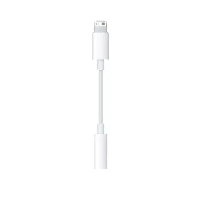 Adaptador Apple Lightning a audio 3.5mm - Blanco