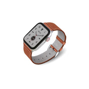 Correa en cuero NCO para Apple Watch (42/44/45/49mm) - Caramelo