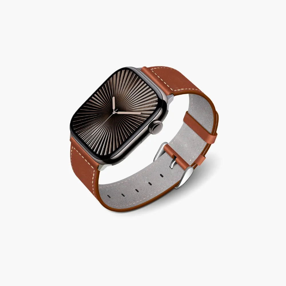 Correa_en_cuero_NCO_LeatherBand_para_Watch_Caramelo_imagen_posicion_1_iShop_Colombia
