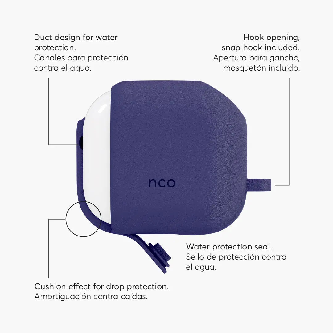 Case NCO SiliconeGuard para Airpods 3 - Azul Oscuro