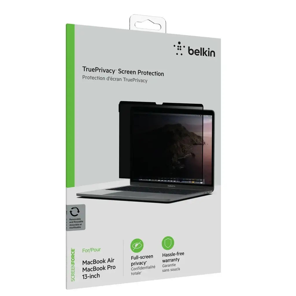 Protector de Pantalla Belkin privacidad para Macbook Air/Pro 13 removible