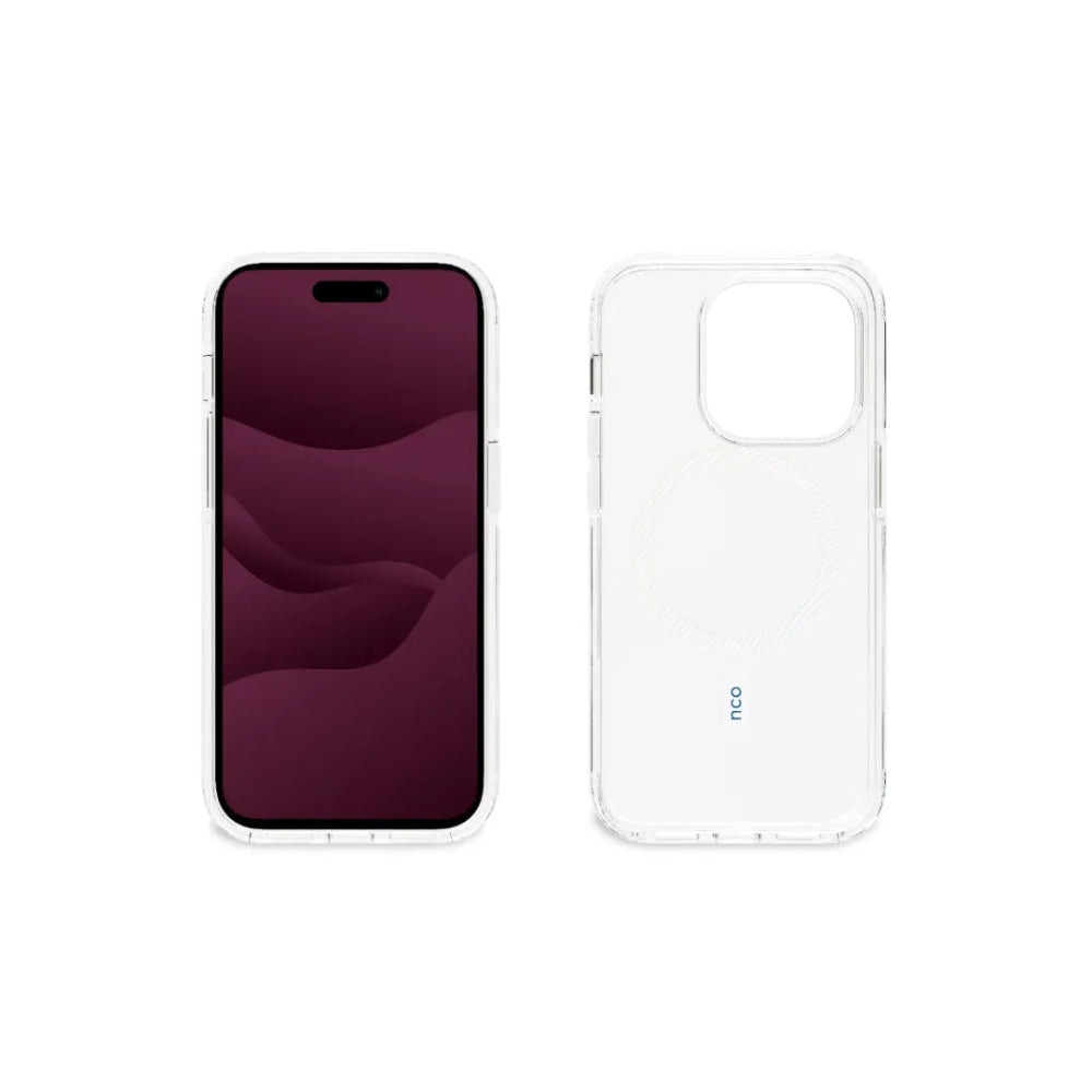 Case NCO SafeCase Force con MagSafe para iPhone 14 Pro - Transparente