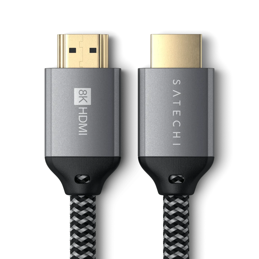 Cable HDMI Satechi ultra alta velocidad 8K - Gris