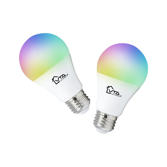 KIT BOMBILLO LED WIFI LED BULB A19 RGB CCT2700-650