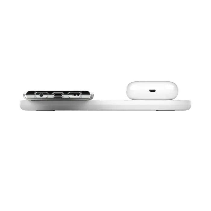 Base de Carga inalámbrica Belkin dual Qi 10W - Blanco